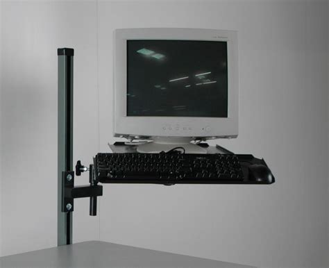 Stackbin -- Standard Monitor Arm with Keyboard Tray