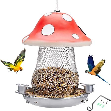 Amazon Exlipo Solar Bird Feeder For Outdoors Hanging Waterproof