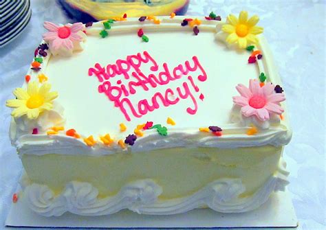 Happy Birthday Nancy Cake