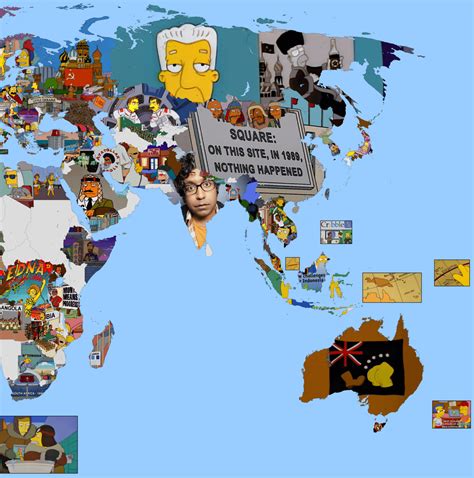 Map of Springfield, the Simpsons [2443x1594] : r/MapPorn