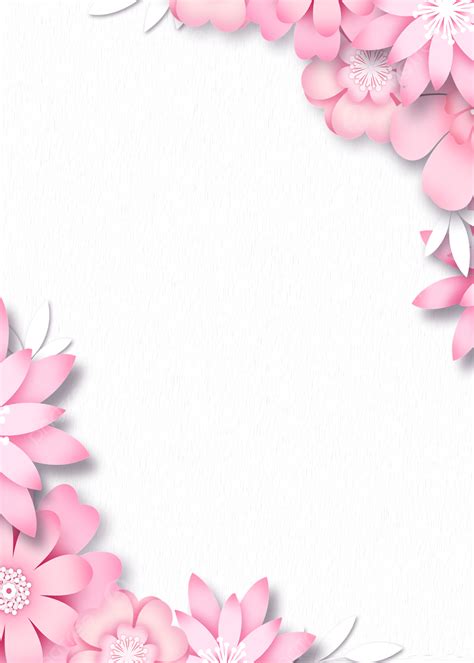 Light Color Creative Pink Floral Background Wallpaper Image For Free ...