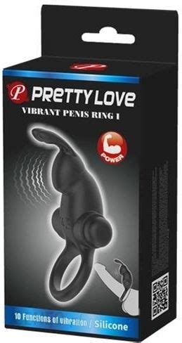 Pretty Love Vibrant Penis Ring I Czarny Ring Na Penisa Z Wibrującym