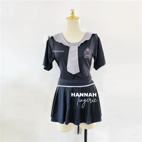 Jual STUDENT COSPLAY S XL Baju Lingerie Premium Kostum Murid Sekolah