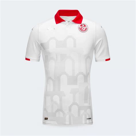 Maillot d équipe national Tunisie de football blanc 2024 Ayshek