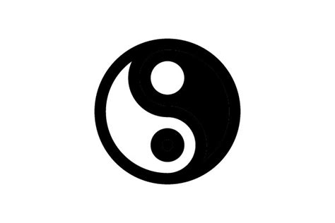 Yin Yang Glyph Icon Graphic By Muhammadfaisal40 · Creative Fabrica