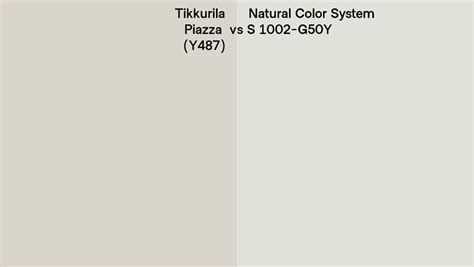 Tikkurila Piazza Y Vs Natural Color System S G Y Side By