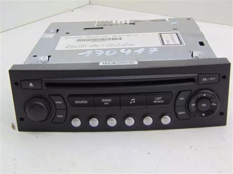 AUTORADIO BLAUPUNKT RD4 CD 9660646477 Peugeot 307 Sw EUR 95 80