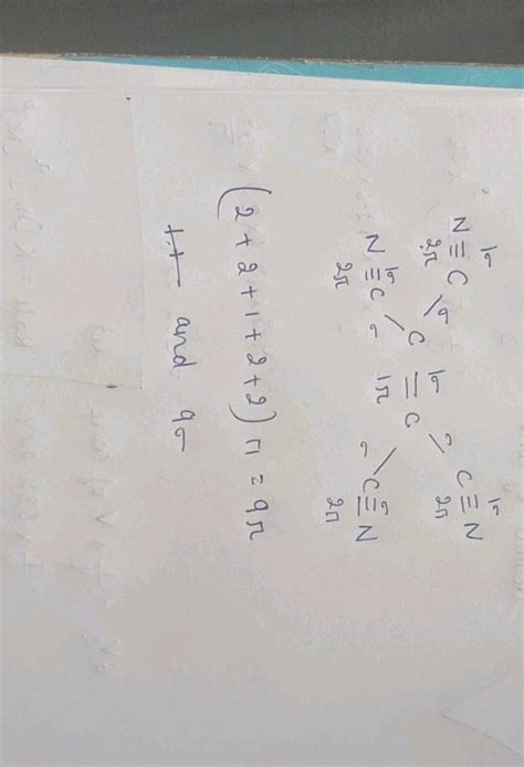 How Many O And It Bonds Are There In The Molecule Of Tetracyanoethylene