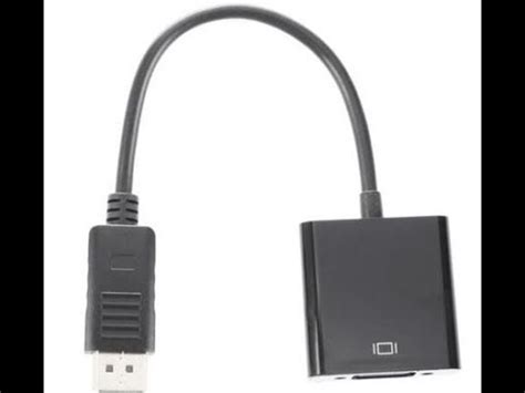 переходник с VGA на дисплей порт и HDMI - YouTube