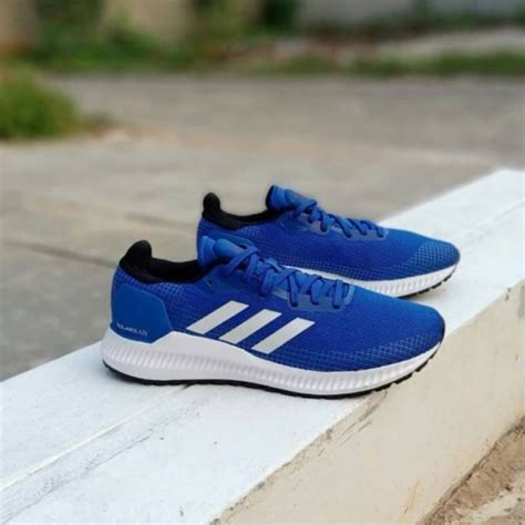 Jual Original Unisex Adidas Solar Blaze Blue White Shopee Indonesia