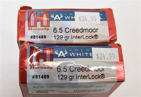 80 Pieces Hornady 6 5 Creedmoor Once Fired Brass Landsborough Auctions