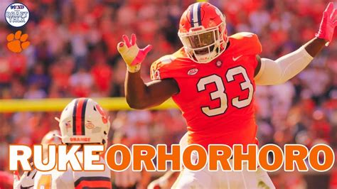 Ruke Orhorhoro NFL Draft Profile And Scouting Report Is The Clemson