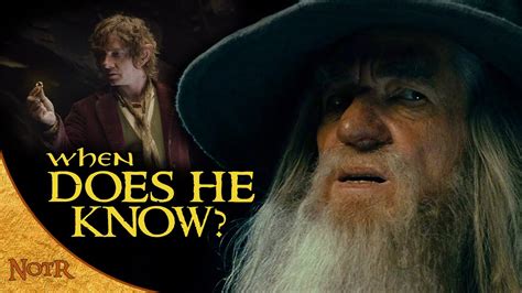 When Did Gandalf Know Bilbo Had The One Ring Tolkien Explained Youtube