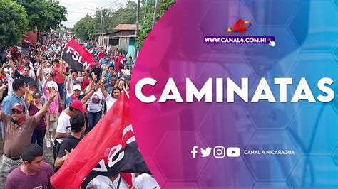 Familias De Chinandega Participan En Caminatas Saludando Al