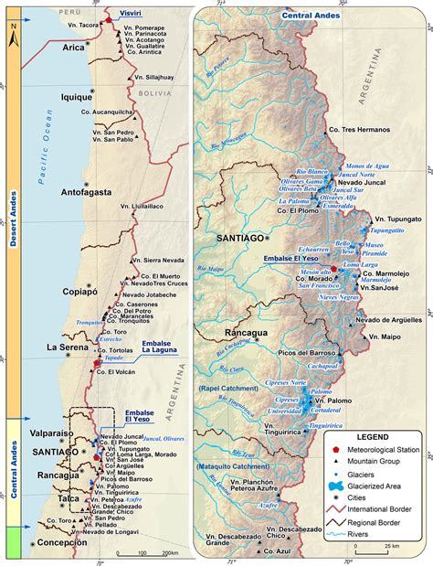 Glacier inventory and recent glacier variations in the Andes of Chile