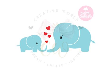 Elefante Elefante Svg Bebé Svg Mami Me Svg Elefante Y Etsy México