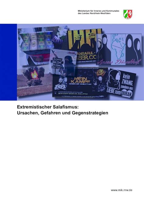 PDF Extremistischer Salafismus Ursachen Gefahren Und Ein