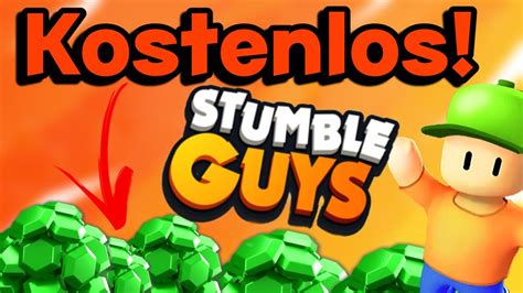 SO BEKOMMST DU KOSTENLOSE GEMS UND TOKEN Stumble Guys YouTube