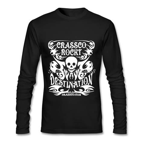 2019 Fashion Print Men Long Sleeve Shirts Skull Destination Casual