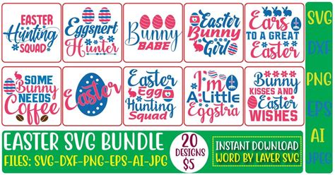 Easter Svg Bundle Vol6 Bundle · Creative Fabrica