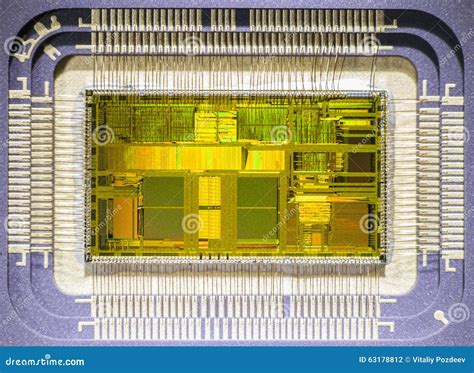 Cpu Inside Stock Photo Image Of Microchip Inside Element 63178812