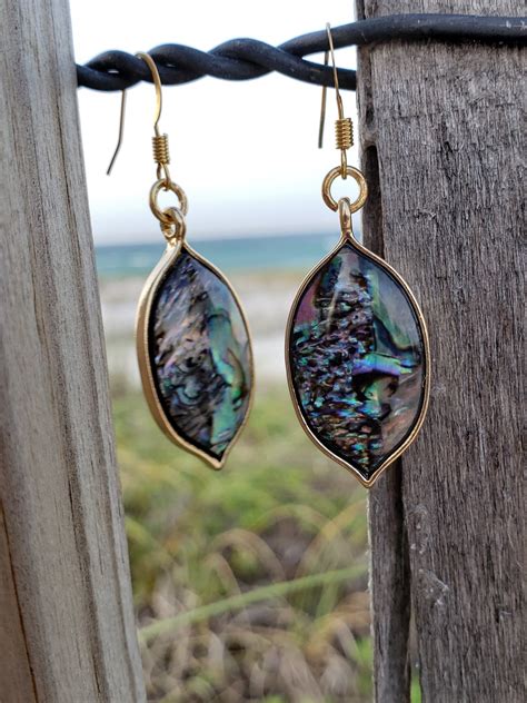 Abalone shell earrings – TLCDestin