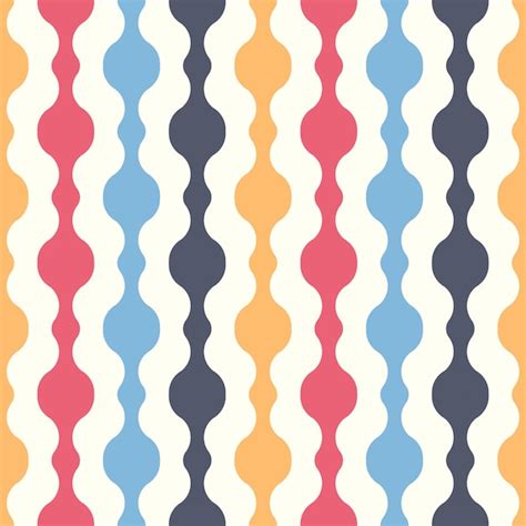 Premium Vector Retro Seamless Pattern