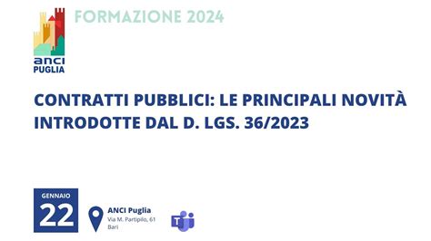 Contratti Pubblici Le Principali Novit Introdotte Dal D Lgs