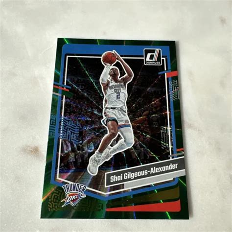 Donruss Basketball Shai Gilgeous Alexander Laser Holo No