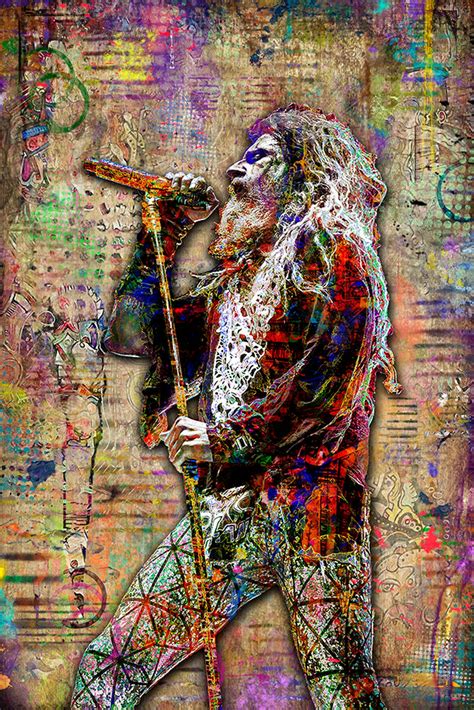 Rob Zombie Poster Rob Zombie Art Rob Zombie Artwork Rob Etsy