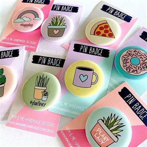 New pin badges now in our shop 😍 | Button badge, Pin badges, Button pins