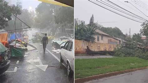 Vídeos Chuva E Ventos Fortes Causam Estragos Em Bairros De Londrina