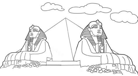 Egyptian Sphinx Coloring Pages Coloring Pages