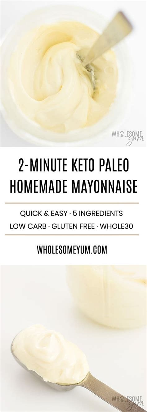 Easy Keto Paleo Mayo Recipe With Avocado Oil The EASIEST Instructions