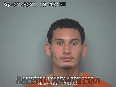 Recent Booking Mugshot For Michael Manuel Medina Ortez In Beaufort