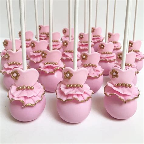 Pink And Gold Tutu Cake Pops By Sweet Bake Maria Princess Cake Pops