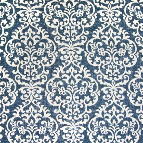 Bluebell Blue Medallion Prints Upholstery Fabric By The Yard G0485