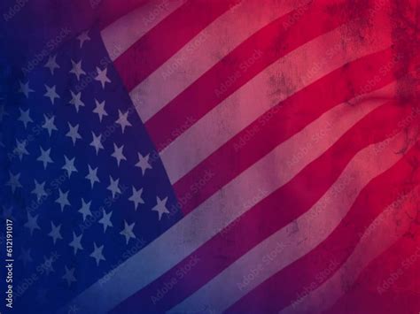 Vidéo Stock American flag waving video 3d United States American Flag