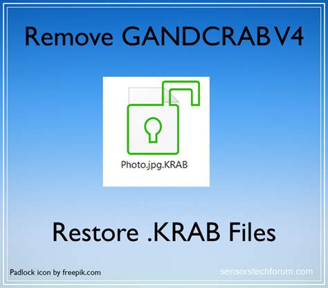 Gandcrab V Ransomware Quitar Restaurar Archivos Cifrados Krab