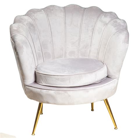 Snowy: Velvet Fabric Occasional Chair; 60x80x76cm #SF-A028/29/30 - T&C