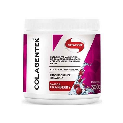 Colágeno Hidrolisado Colagentek Sabor Chanberry Vitafor 300g