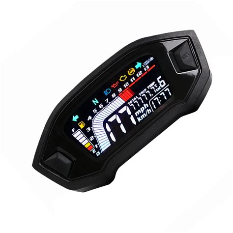 Tac Metro Digital Para Motocicleta Veloc Metro Pantalla LED Cristal L