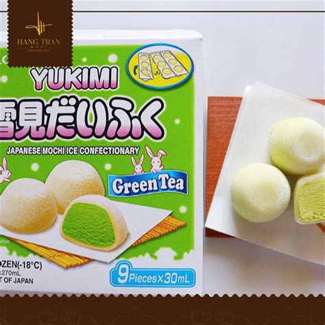 Kem Mochi Mini Yukimi Daifuku V Tr Xanh H Ng Tr N