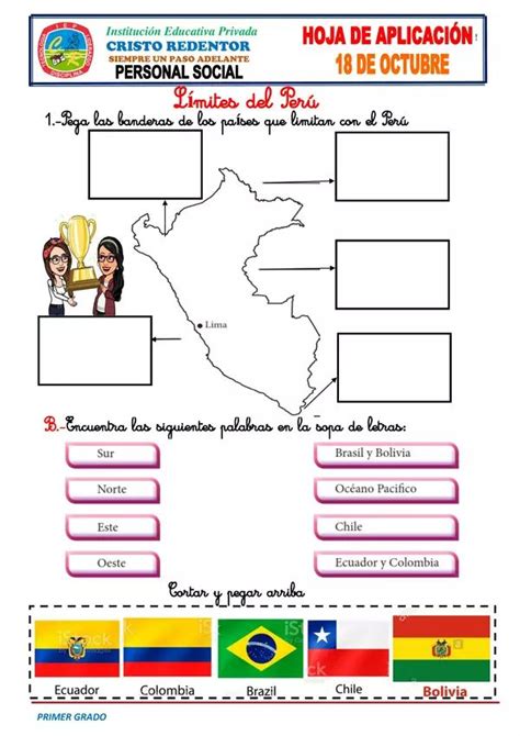 L Mites Del Per Profe Social Mapa De America Per Mapas