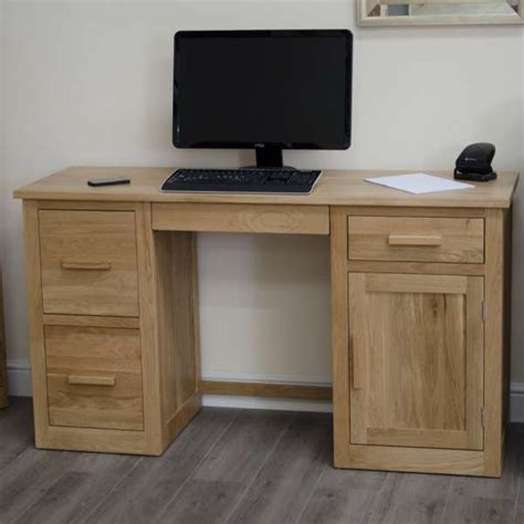 Arden Solid Oak Lockable Storage Filing Cabinet On Sale