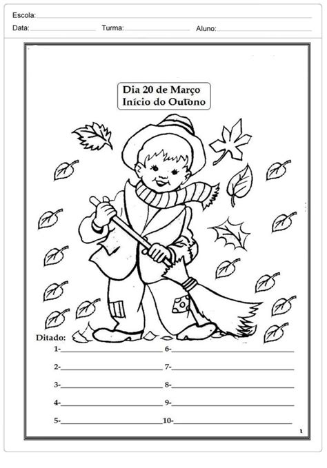 História Sobre O Outono Para Educação Infantil Pdf - Atividades sobre Outono para Educação Infantil - Escola Educação