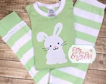 Bunny pajamas | Etsy