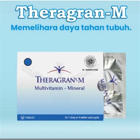 Jual Theragran M Multivitamin Dan Mineral Per Strip Tablet Salut