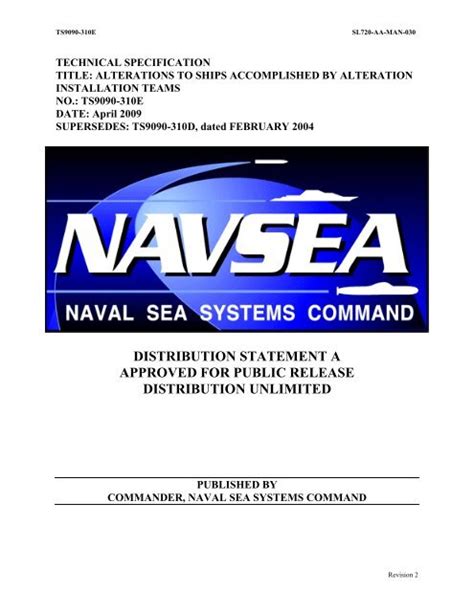 Example Naval Sea Systems Command The Us Navy