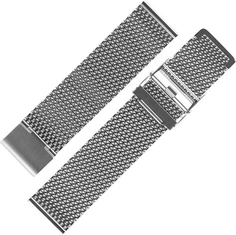 Staib SOC 2906 Stainless Steel Milanaise Mesh Watch Bracelet POLISHED